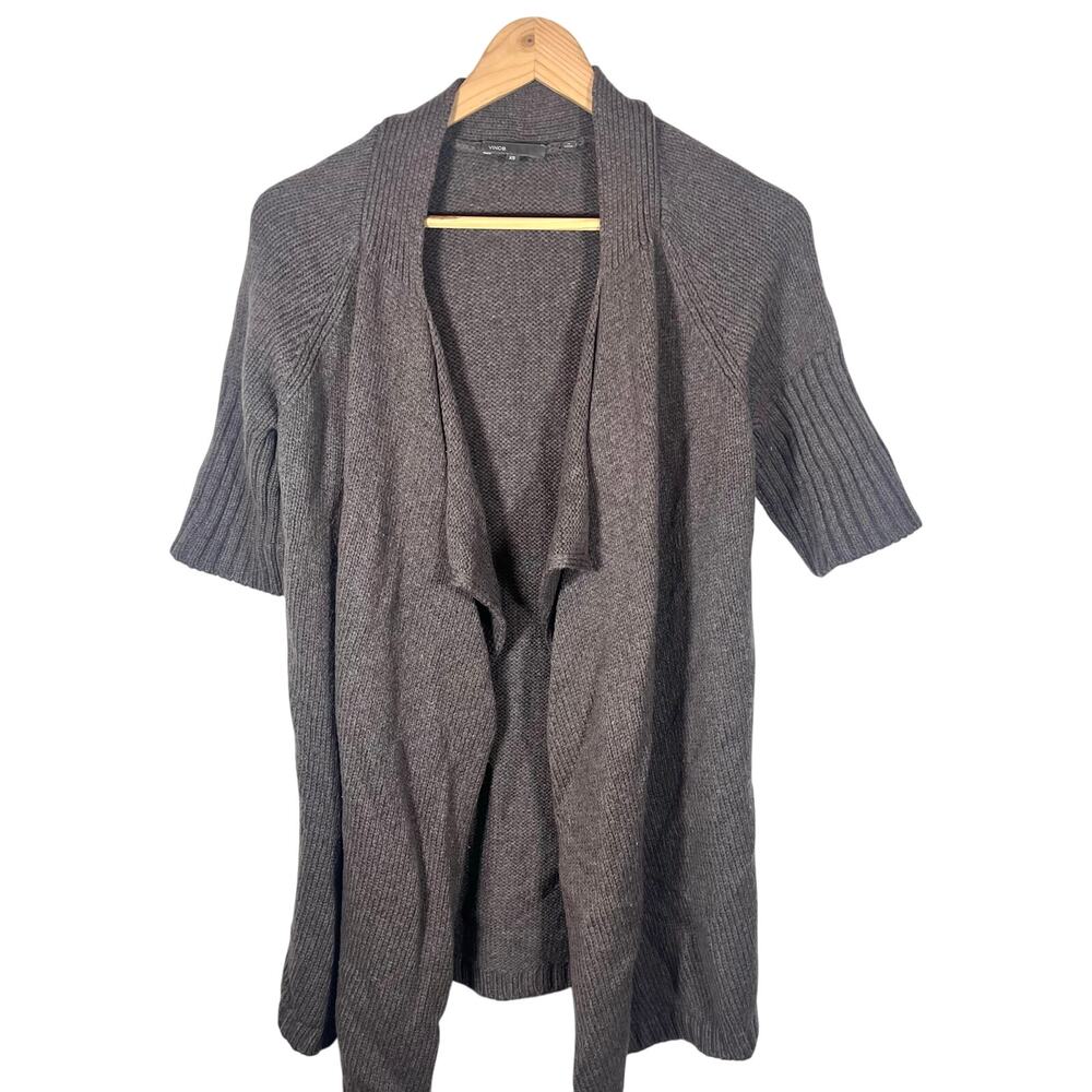 Vince Wool Light Brown Short Skeeve Size XS